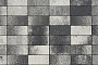 Плитка тротуарная Прямоугольник (Ла-Линия) Б.2.П.8 Листопад гранит Антрацит 200*100*80 мм