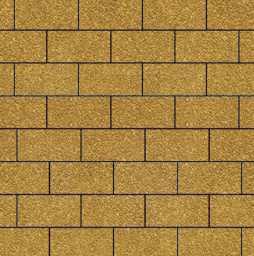 Плитка тротуарная SteinRus Прямоугольник В.6.П.8 Native, желтый, 200*100*80 мм