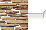 Облицовочный камень White Hills Айгер угловой элемент цвет 540-55