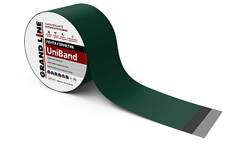 Герметизирующая лента Grand Line UniBand RAL 6005 зеленый, 300*10 см