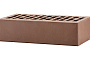 Кирпич облицовочный ЛСР темно-коричневый гладкий, утолщенные стенки, М175, 250*120*65 мм