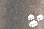 Плитка тротуарная Готика Natur, Веер, Юпитер, комплект 3 шт, толщина 60 мм