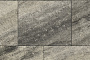 Плитка тротуарная Квадрум Б.5.К.6 Листопад гладкий Антрацит 500*500*60 мм