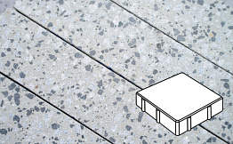 Плитка тротуарная Готика, City Granite FINERRO, квадрат, Грис Парга, 150*150*100 мм