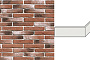Декоративный кирпич White Hills Остия брик угловой элемент цвет 381-75