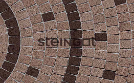 Плитка тротуарная Steingot Премиум, Классика Арко, дробеструйная обработка, Bruno, толщина 60 мм