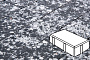 Плитка тротуарная Готика, City Granite FINO, Брусчатка Б.2.П.6, Диорит, 200*100*60 мм