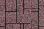 Плитка тротуарная Мюнхен Б.2.Ф.6см Гранит + красный с черным