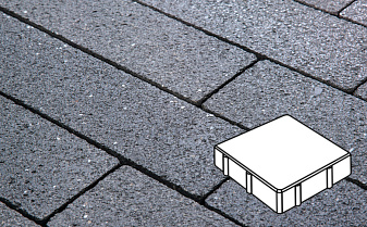 Плитка тротуарная Готика, City Granite FINERRO, квадрат, Амфиболит, 150*150*100 мм