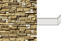 Угловой искусственный камень для навесных вентилируемых фасадов White Hills Уайт Клиффс F150-25