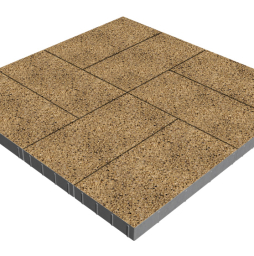 Плитка тротуарная SteinRus Парк Плейс Б.3.П.6, Backwash, Истра, 600*300*60 мм