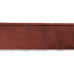 Композитная черепица рядовая Metrotile ISlate Red