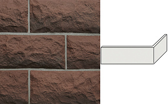Искусственный облицовочный камень Балтфасад Гранит угловой элемент 06