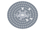 Плитка тротуарная Steingot Моноцвет, Классика круговая, бежевый, толщина 60 мм