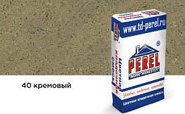 Цветной кладочный раствор Perel NL 5140 кремовый зимний, 25 кг