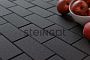 Плитка тротуарная Steingot Моноцвет, Прямоугольник, фаска 1,5*1,5, черный, 200*100*40 мм