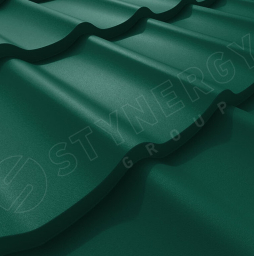 Металлочерепица Stynergy СМ Классик Rooftop Бархат RAL 6005