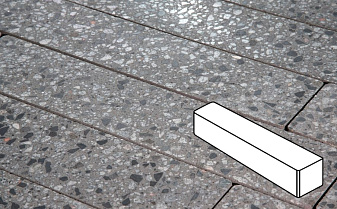 Плитка тротуарная Готика, City Granite FINO, Ригель, Галенит, 360*80*100 мм