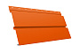 Софит металлический Grand Line Квадро брус без перфорации, сталь 0,45 мм PE, RAL 2004 оранжевый