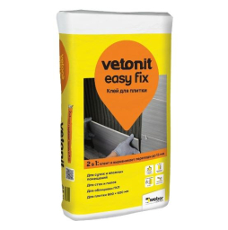 Плиточный цементный клей weber.vetonit easy fix, 25 кг