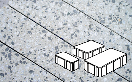 Плитка тротуарная Готика, City Granite FINERRO, Новый Город, Грис Парга, 240/160/80*160*60 мм