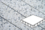 Плитка тротуарная Готика, Granite FINERRO, Квадрат, Грис Парга, 400*400*60 мм
