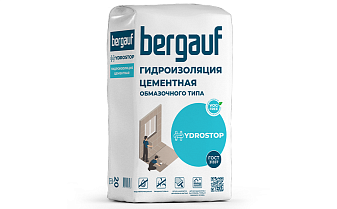 Цементная гидроизоляция обмазочного типа Bergauf HYDROSTOP, 20 кг