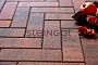 Плитка тротуарная Steingot Color Mix, Паркет, Клинкер, 240*80*60 мм