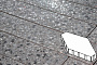 Плитка тротуарная Готика, City Granite FINO, Зарядье, Галенит, 600*400*100 мм
