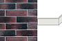 Угловой декоративный кирпич для навесных вентилируемых фасадов левый White Hills Норвич брик, цвет F371-45
