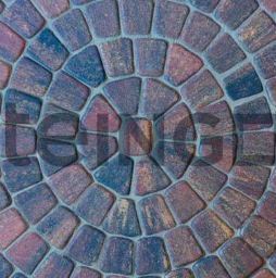 Плитка тротуарная Steingot Color Mix, Классика круговая, Блэнд, толщина 60 мм