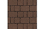 Плитка тротуарная SteinRus Старый город Б.2.Фсм.6, Native, коричневый, толщина 60 мм