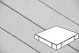 Плитка тротуарная Готика Profi, Квадрат, светло-серый, частичный прокрас, с/ц, 500*500*80 мм