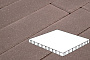Плитка тротуарная Готика Profi, Плита, коричневый, частичный прокрас, с/ц, 1000*1000*100 мм