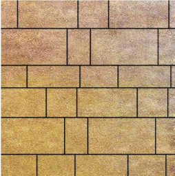 Плитка тротуарная SteinRus Инсбрук Тироль Б.4.Псм.6, Native, ColorMix Брайс, толщина 60 мм
