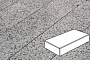 Плитка тротуарная Готика, City Granite FINO, Картано, Цветок Урала, 300*150*60 мм