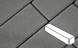 Плитка тротуарная Готика Profi, Ригель, серый, полный прокрас, с/ц, 360*80*100 мм
