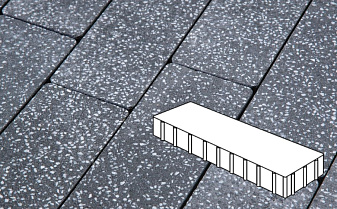 Плитка тротуарная Готика, Granite FINO, Плита, Суховязский, 500*125*100 мм
