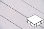 Плитка тротуарная Готика Profi, Квадрат, кристалл, частичный прокрас, б/ц, 150*150*80 мм