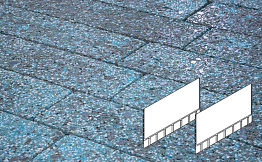 Плитка тротуарная Готика, City Granite FINERRO, Плита AI, Азул Бахия, 700*500*80 мм