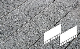 Плитка тротуарная Готика, City Granite FINO, Плита AI, Белла Уайт, 700*500*80 мм