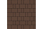 Плитка тротуарная SteinRus Bergamo А.6.Псм.4 гладкая, коричневый, толщина 40 мм