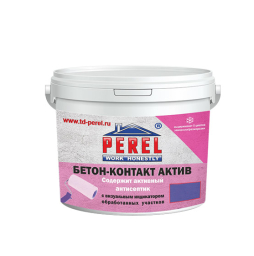 Грунт бетоноконтакт с антисептиком Perel Rof, 8 л