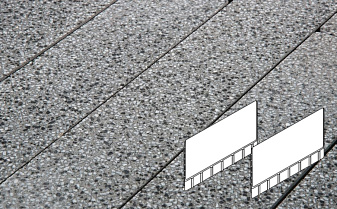 Плитка тротуарная Готика, Granite FINO, Плита AI, Белла Уайт, 700*500*80 мм