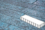 Плитка тротуарная Готика, Granite FINERRO, Плита, Азул Бахия, 500*125*100 мм