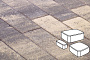 Плитка тротуарная Готика Natur, Классика, Танго, комплект 3 шт, толщина 60 мм