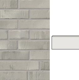 Клинкерная плитка угловая Stroeher Kontur CG, 482 graubrand, 240*115*71*12 мм