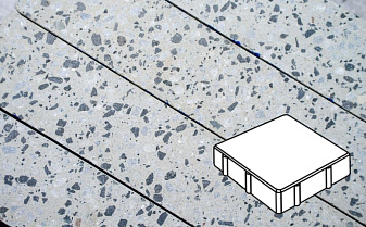 Плитка тротуарная Готика, City Granite FINO, Квадрат, Грис Парга, 150*150*60 мм