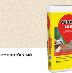 Кладочный раствор weber.vetonit МЛ 5 кремово-белый №150, 25 кг