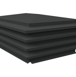 Дымник на трубу Grand Line елка 1275*380 мм Satin Matt RAL 7016